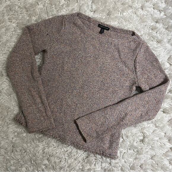 Eileen Fisher Wool & Recycled Cotton Fringe Hem Sweater Size XXS - Picture 6 of 11